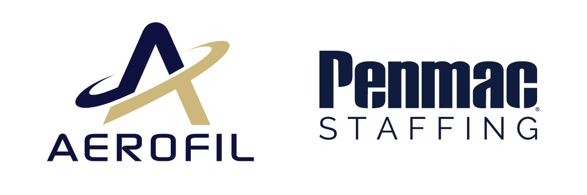 Aerofil and Penmac Staffing Logos